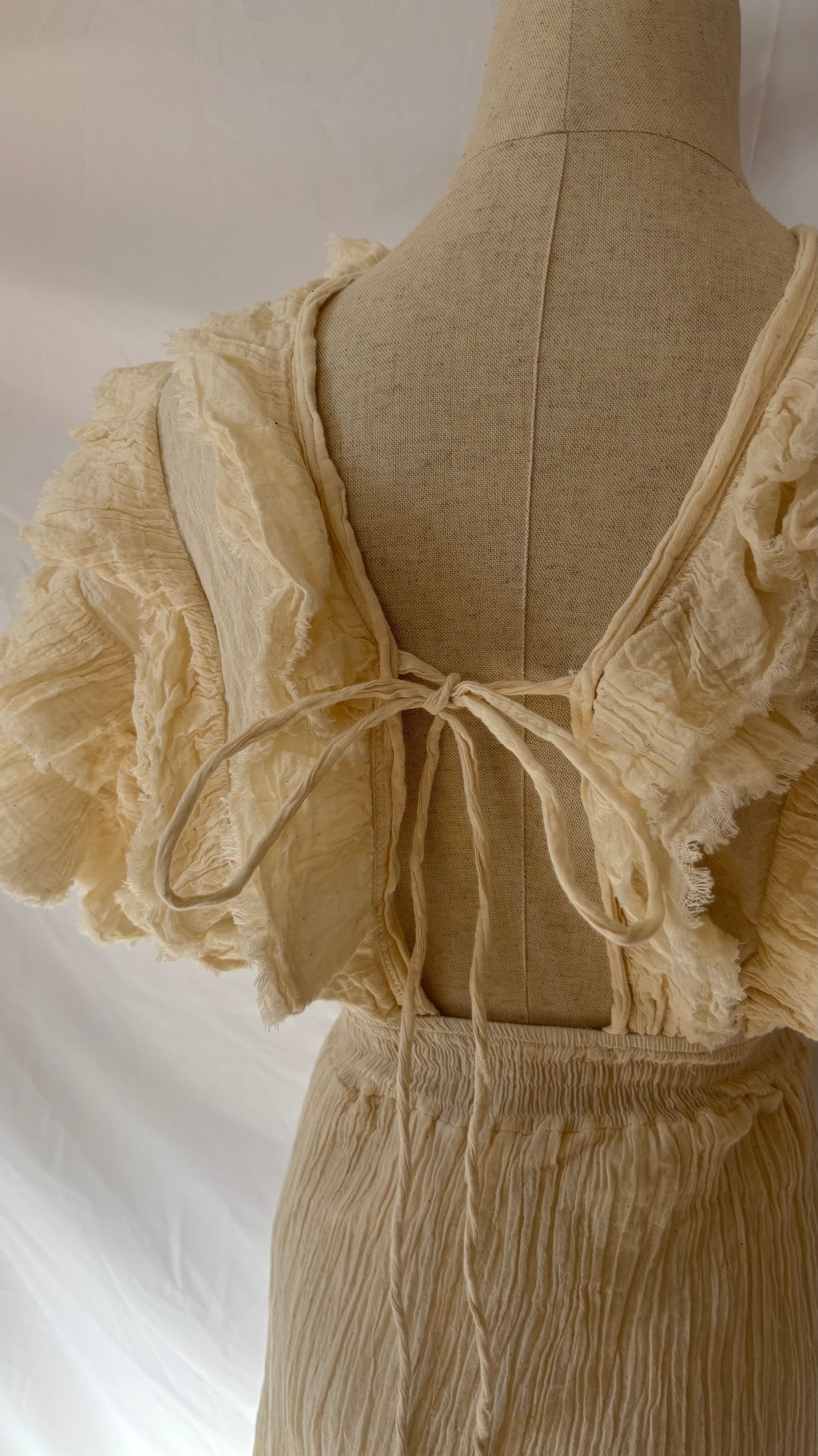 Feather V Dress フェザーVカットドレス