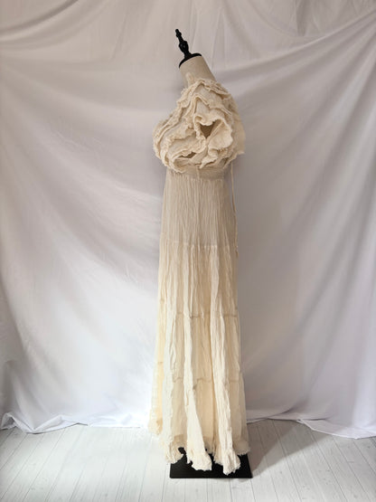 9/17 販売　Feather V Dress ﾌｪｻﾞｰVｶｯﾄﾄﾞﾚｽ