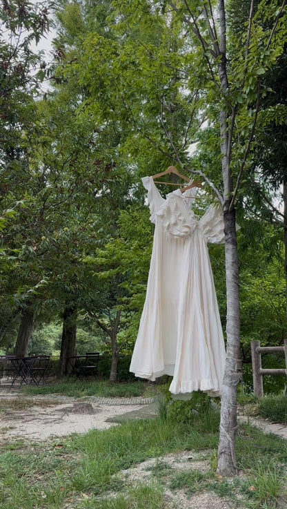 Feather V Dress ﾌｪｻﾞｰVｶｯﾄﾄﾞﾚｽ